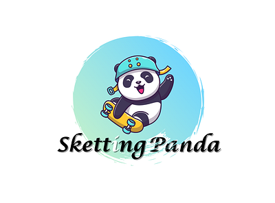 sketting panda branding design graphic design icon illustration logo typography ui ux vector