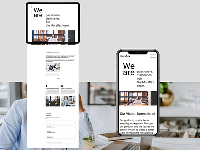 Redesign-Muraflex. Страница о компании для корпоративного сайта design figma graphic design tilda ui ux websites дизайн для корпоративного сайта дизайн для сайта дизайн коммерческого проекта дизайн сайта корпоративный сайт мобильная версия сайт под заказ страница о компании