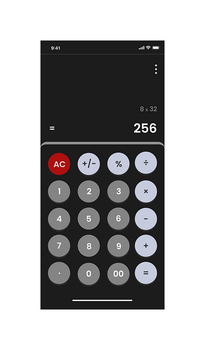 Day 4 - Calculator calculator dayui design ui