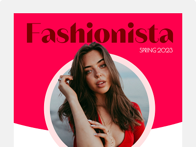 Email Design - Fashionista art direction email ui