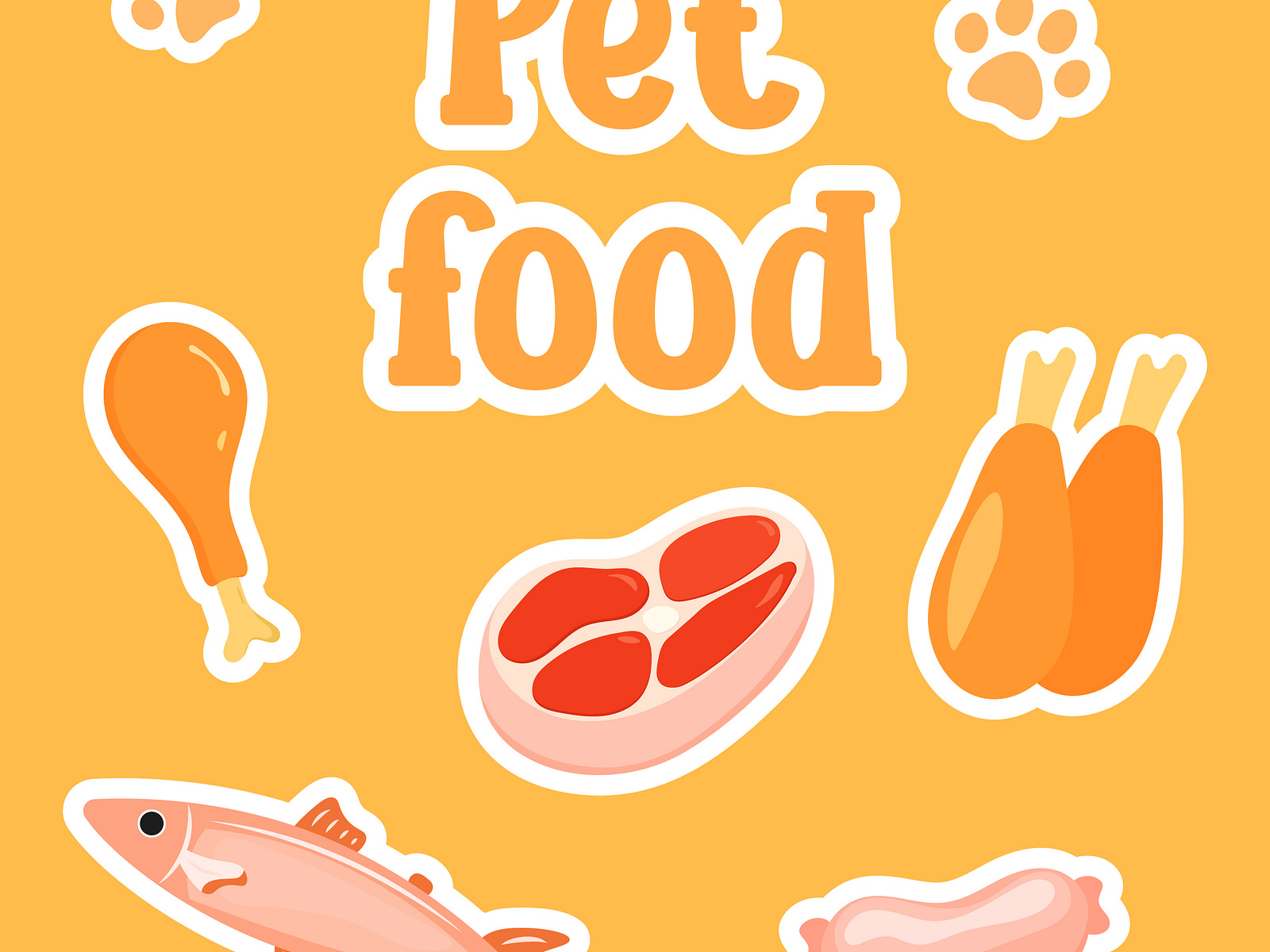 various-pet-food-ingredients-by-oleksandra-krupina-on-dribbble