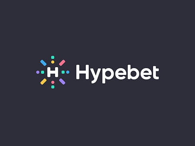 Hypebet branding casino crypto crypto currency data fireworks fun gambling geometric h h logo hype identity logo logo designer mark startup symbol tech technology
