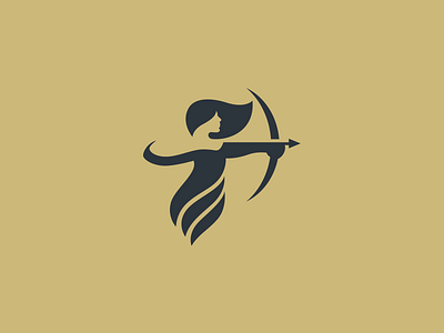 Artemis archer artemis brand branding design elegant girl graphic design illustration logo logo design logotype mark modern sign woman