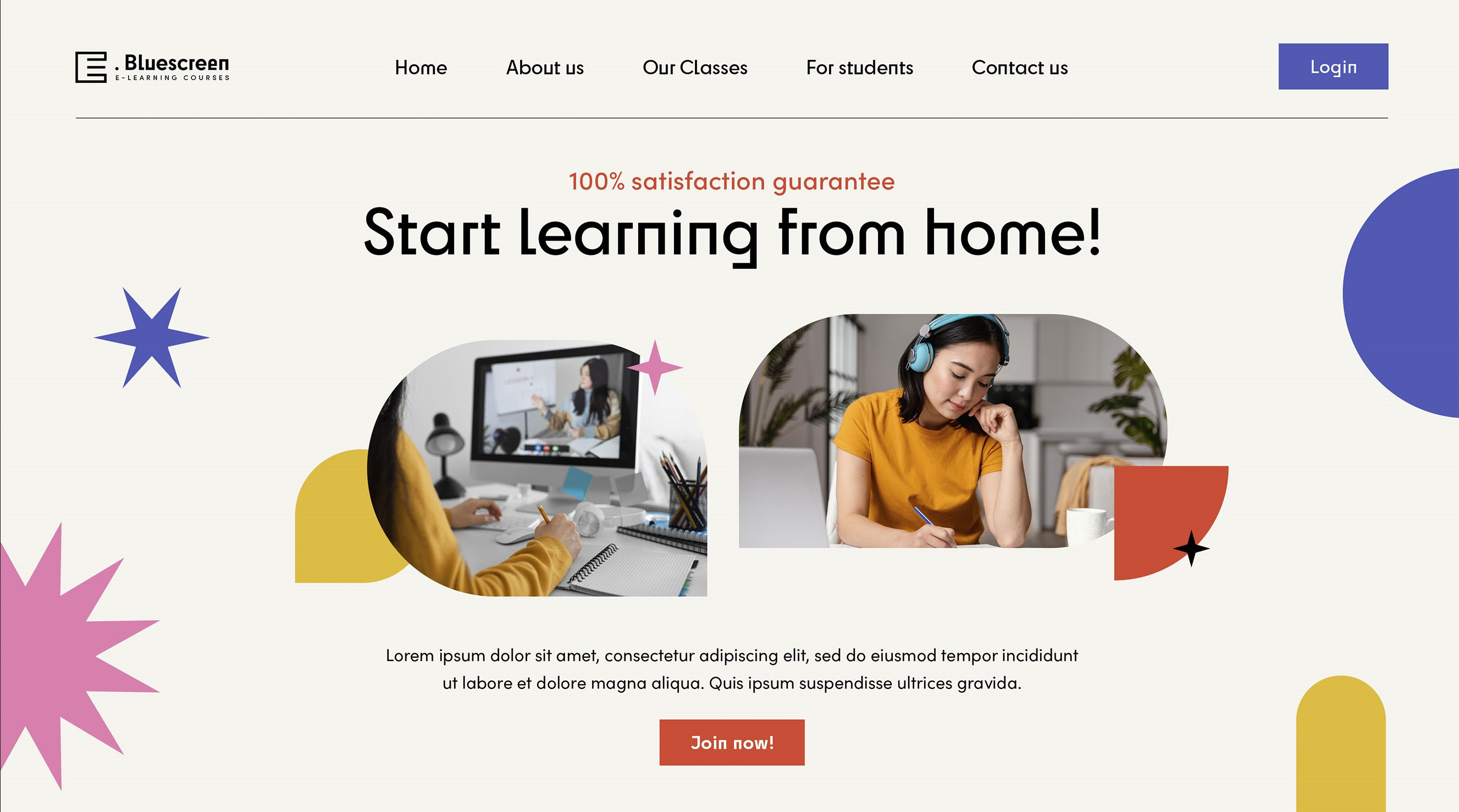 Example of #LANDING PAGE#