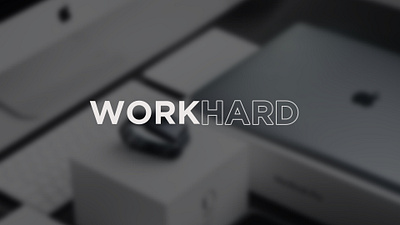 Word Hard - Wallpaper colorful design graphic design illustration typography wallpaper