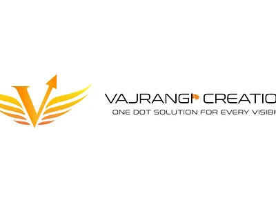 Vajrangi Creations - Logo branding colorful design graphic design illustration logo typography vector