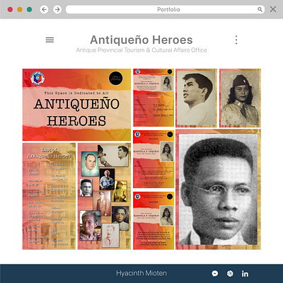 Antiqueño Heroes graphic design