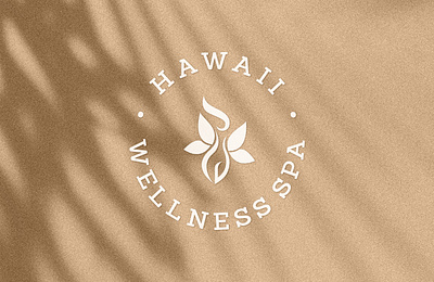 hawaii welless beore after logo circular loo hawaii logo animation minimal logo recreating logo spa logo wellness and spa logo