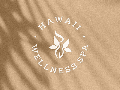 hawaii welless beore after logo circular loo hawaii logo animation minimal logo recreating logo spa logo wellness and spa logo