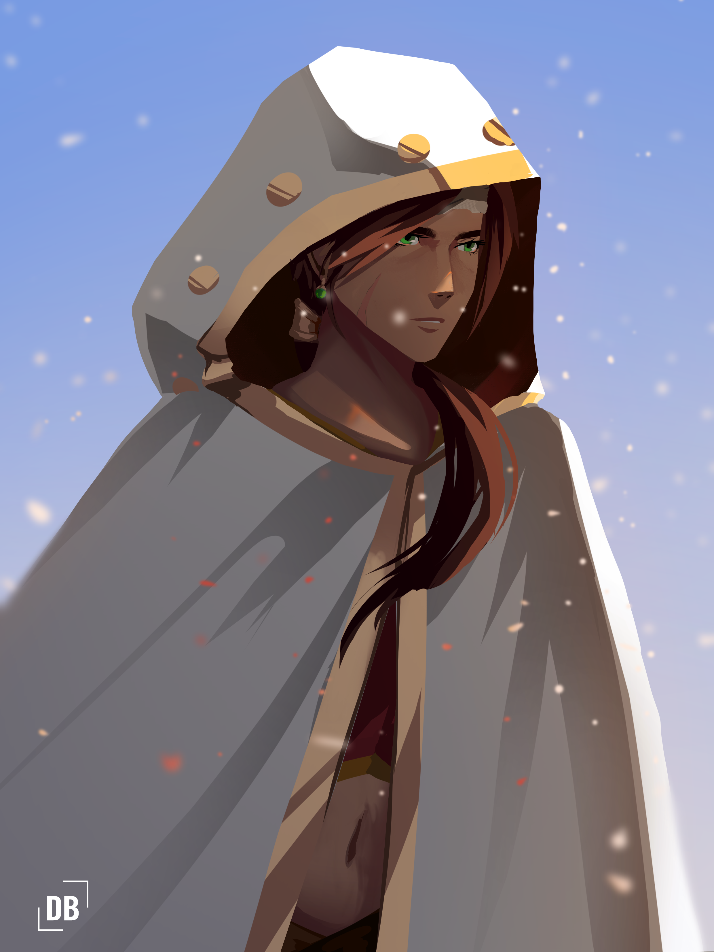 Between the sand (Personal project) character design concept art design digital art illustration