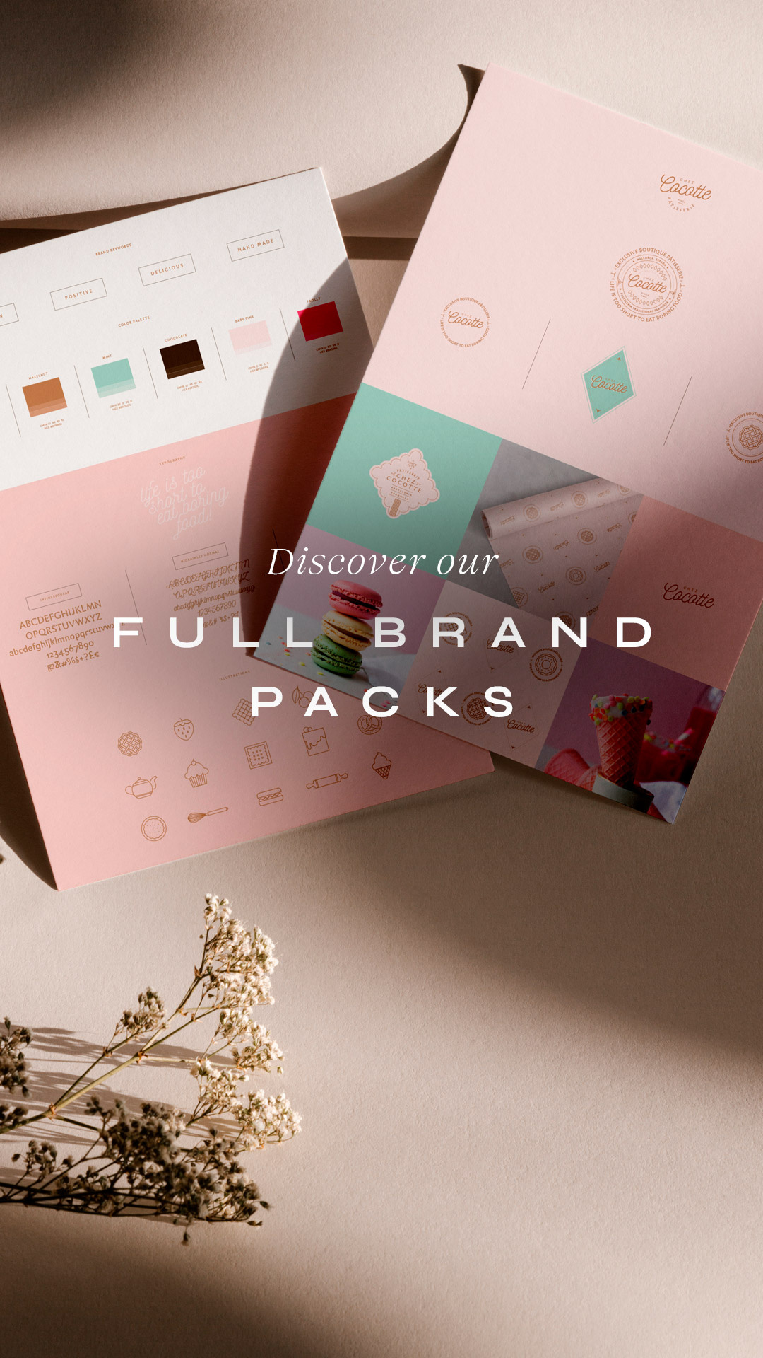 Brand Identity - Online Shop branding corporate identity design graphic design illustration logo typography vector