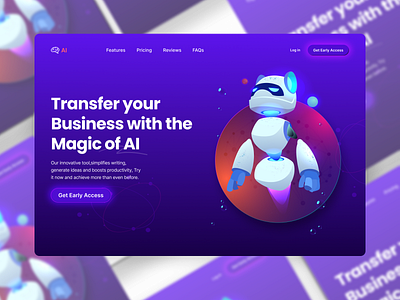 AI Powered website tools branding design illustration logo typography ui ux