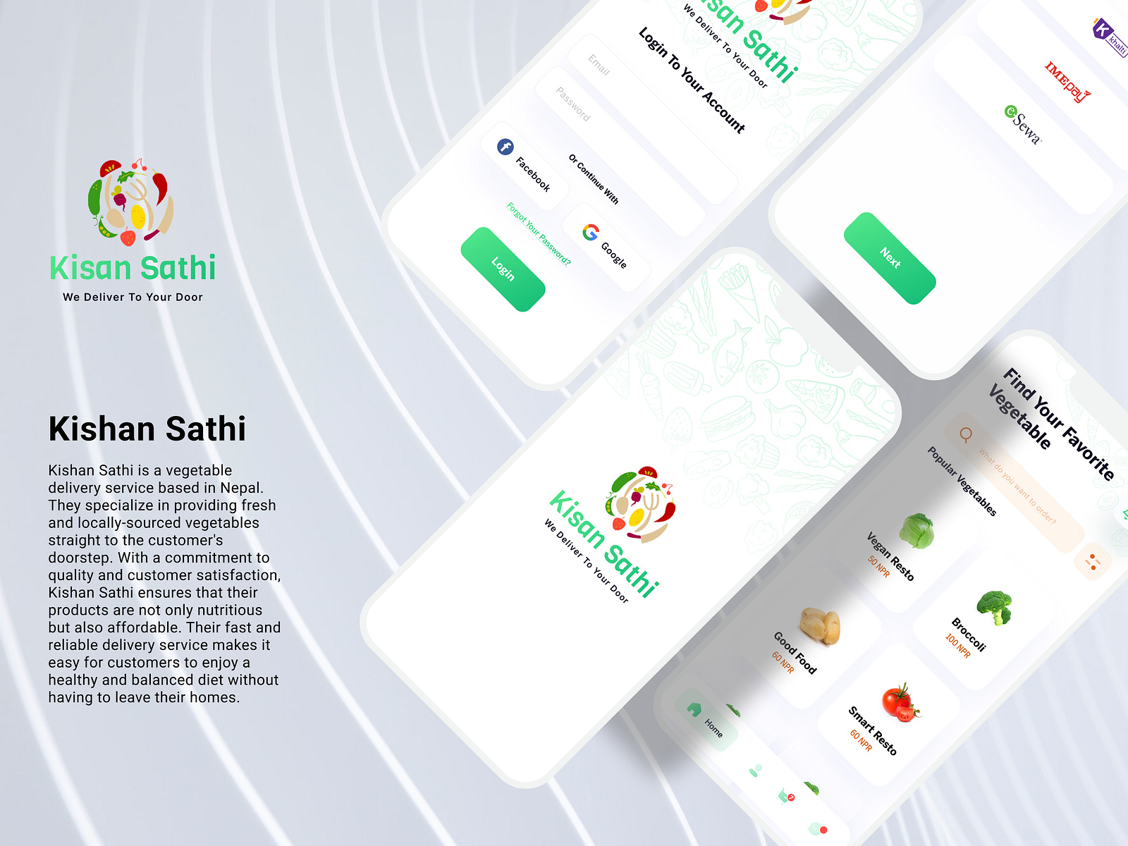 Vegetable Delivery App by Dipendra Thapa on Dribbble