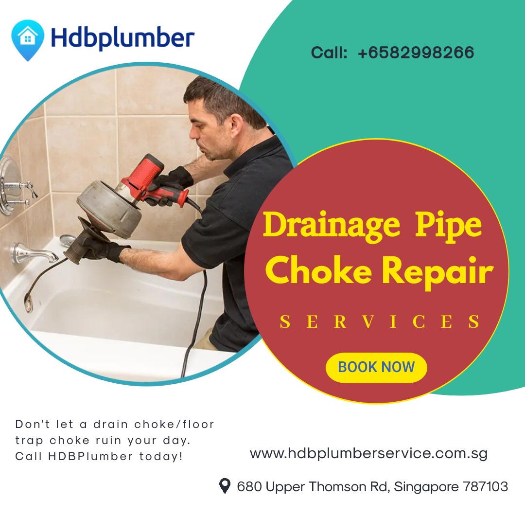 Get The Right Drainage Choke Repair Services In Singapore by HDBPlumber