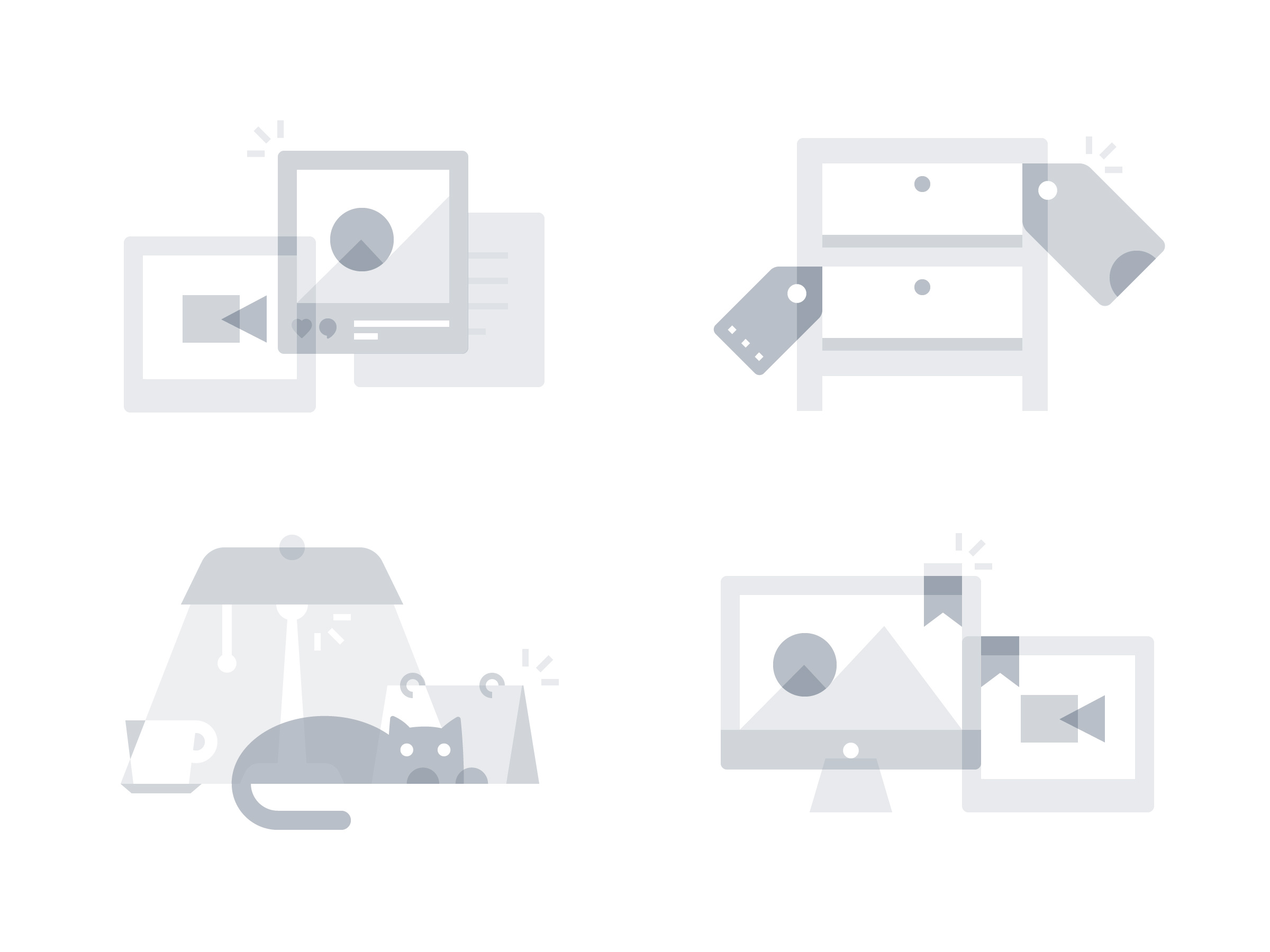 Empty States for OF 404 calendar design empty empty states file flat found icon icons illustration missing nothing schedule search state states