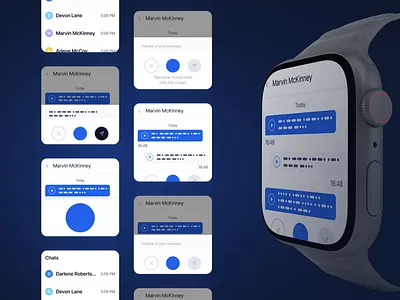 Smartwatch App after effects animation app apple watch design figma logo messenger mobile app motion graphics smartwatch ui ux