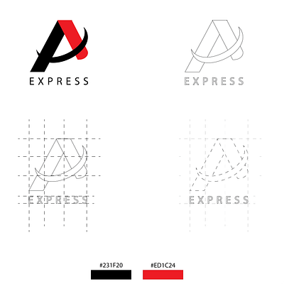 Ali express logo 3d a type logo animation branding express ogo graphic design logo motion graphics ui