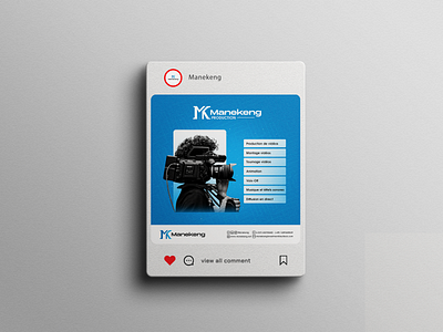 Flyer - Manekeng Prod branding design flyer graphic design illustration logo typography vector