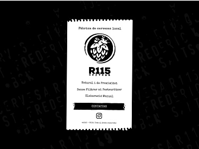 R115 Contact Page branding design logo typography ui web design