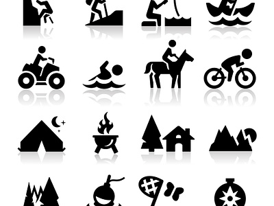 Web Icons Designed for clients graphic design vector web