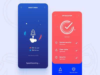 Clean Keeper app UI animated animation app clean design interface mobile mobile ui motion graphics ui