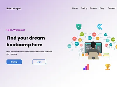 website bootcamp branding design figma ui ux