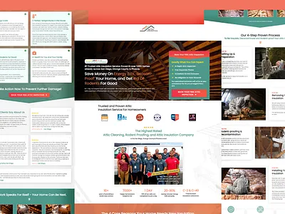 ATTIC CONSTRUCTION branding clickfunnel design digital marketing funnels graphic design illustration landing page logo sales funnel ui uiux web design website