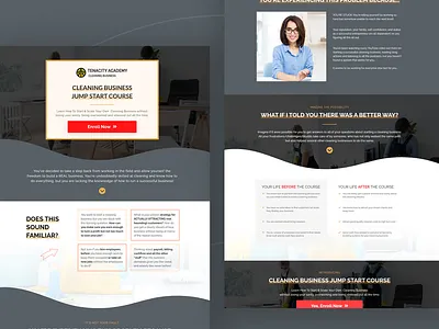 TENACITY ACADEMY branding clickfunnel design digital marketing funnels graphic design illustration landing page logo optin page sales funnels sales page ui uiux vector webdesign website