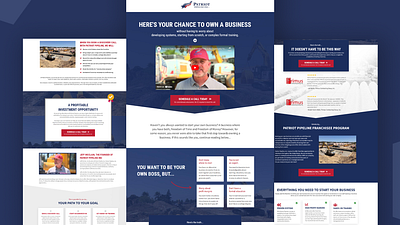 PATRIOT PIPELINE INC. branding clickfunnel design digital marketing funnels graphic design illustration landing page logo optin funnels sales funnels sales page ui uiux vector