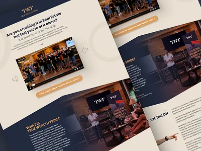 TWT (TRUE WEALTH TRIBE) branding clickfunnel design digital marketing funnels illustration landing page logo marketing optin funnels sales funnels sales page ui uiux vector web design website