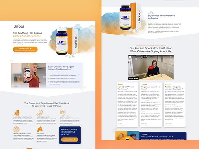 DIROBi branding clickfunnel design digital marketing funnels illustration landing page logo marketing optin funnel optin page sales funnel sales page ui vector web design website