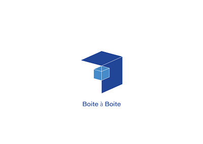 Logo Boite à Boite deuxième recherche design graphic design illustrator logo vecteur