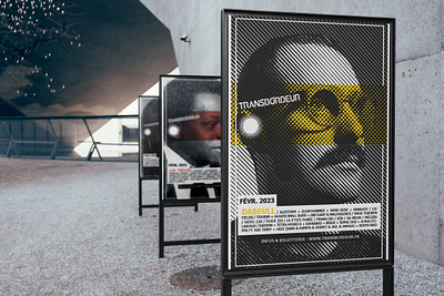 Transbordeur concert salon Poster design graphic design illustration