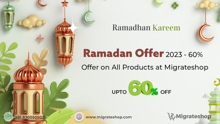 Ramadan Offer 2023 - Migrateshop By Migrateshop On Dribbble