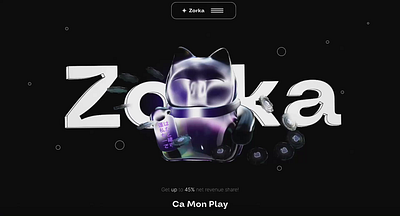 Zorka Play 3d animation graphic design motion graphics