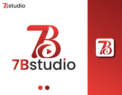 7B Studio logo, Logo design, Brand Identity, Modern 3d 7b best logo brand identity branding design graphic design letter logo logo logofolio logos minimal modern office simple startup studio top logo unique