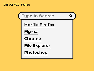 DailyUI Challenge Day 22 - Search bar dailyui design interface search ui uiux