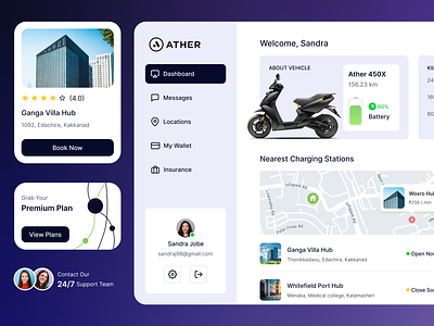 Electric Vehicle Charging Station Availability automation design design studio electricvehicle figma inspiration rapidgems technology tesla uidesign user experience webapp