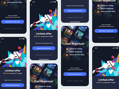 Sleep Sounds - Part 7 app design app designer branding design design community figma figma design product design ui ui design ui designer ui figma ui inspiration ux design ux designer ux inspiration web web design web designer website