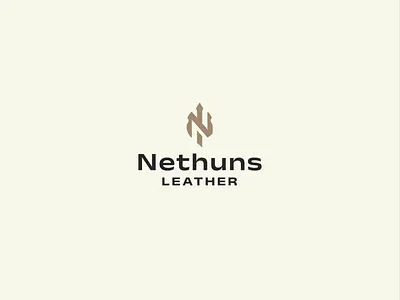 Luxury Fashion Logo & Brand Identity Design - Nethuns Leather brand brand identity branding and identity branding design designer logo fashion brand fashion logo leather logo logo logo design logodesign luxury fashion luxury fashion logo luxury leather luxury logo monogram logo