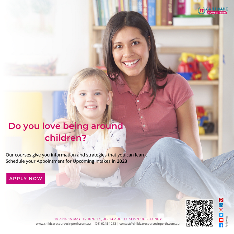 Do you love being around children? by Child Care Courses Perth WA on