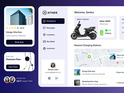 Electric Vehicle Charging Station Availability automation console dashboard design design studio electric scooter electric vehicle ev figma inspiration presentation rapidgems scooter technology tesla ui ui design uiux user experience webapp