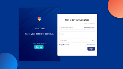 Login/ Sign In Design for website 3d design glassmorphism landing page login minimal nuemorphism sign up signin ui web app website