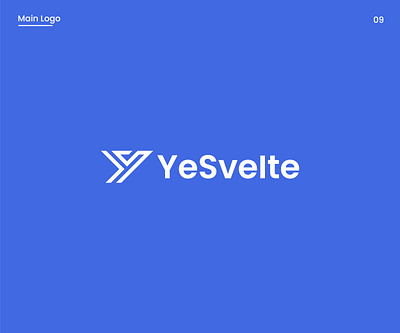 YeSvelte - Brand Identity abstract brand identity branding creative design dribbble flat geometric graphic design grid illustration logo logotype minimal modern monogram sketch startup typography vector