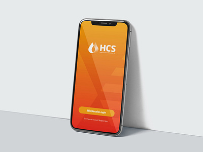 HCS - Mobile Branding brand identity branding branding element distributor havoline hcs hcs logo lettermark logo logomark logotype lubricants navy orange texaco