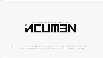 iAcumen brand logo