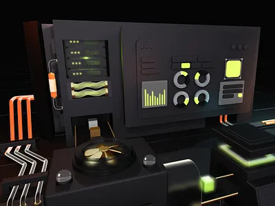 Crypto System 3D Illustration 3d 3d crypto 3d illustration branding crypto art design illustration ui design uiux