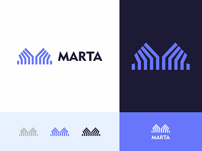 MARTA REAL ESTATE Logo Design brand brand identity branding business logo creative logo icon identity logo logo design logo mark logos logotype mark minimal logo modern logo real estate logo vector