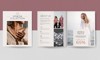Venezia Collection Catalog branding graphic design