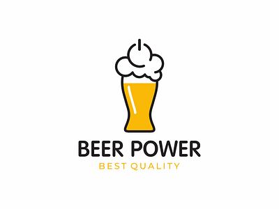 beer power beer logo power